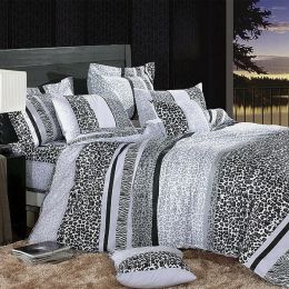 Twin - 5PC Bed In A Bag Snow Leopard