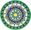16 Piece Stoneware Dinnerware - Zen Mozaik - Green