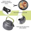 Outdoor Hiking Picnic Camping Cookware Set Picnic Stove Aluminum Pot Pans Kit - 12 PCS