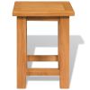 End Table Solid Oak Wood