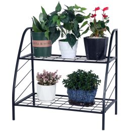 2-Tier Indoor Outdoor Plant Stand YF