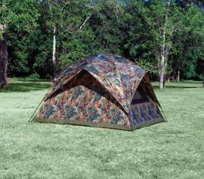 Headquarters Camouflage Square Dome Tent