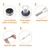 Garden Outdoor Stainless Steel LED Solar Landscape Path Lights Yard Lamp - 10 PC
