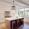 Chandelier Industrial Kitchen Island Fixture Solid Ceiling Lights - Oak