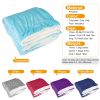 Queen Blanket Soft Flannel Fleece Bed Cover / Car Cozy Blanket - Plum