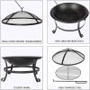 KEEP Outdoor Wood Burning BBQ Grill Firepit