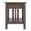 Stafford End Table - Oyster Gray