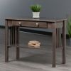 Stafford Console Table With Drawer Knobs - Oyster Gray