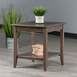 Santino Accent Table - Oyster Gray