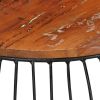 Coffee Table Ø26.8" Solid Reclaimed Wood